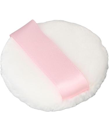 Makeup Powder Puff Small Portable Face Powder Puff 2.4 Inch Diameter Ribbon Band Raised Pile for Salon - Buy Online on GoSupps.com