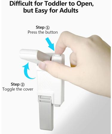 Door Lock for Children 2Pcs Door Handle Lock Without Drilling No Trace 3M Glue Temporary Lever Stopper for Bedroom Toddler and Pets Safety Proof Stick on Kitchen Bathroom or Internal Room Door-2 Pcs - Buy Online on GoSupps.com