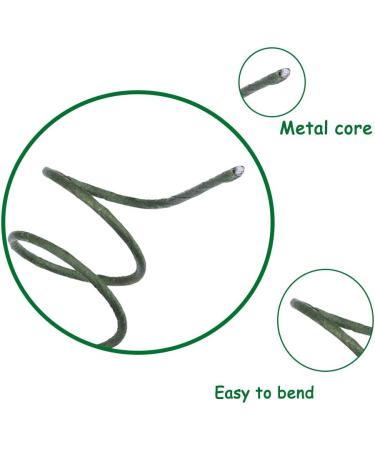 100PCS 18Ga Green Floral Stem Wires - DIY Crafts & Flower Arrangement (14 Inches) - Buy Online on GoSupps.com