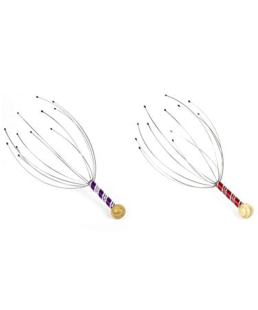 Dan & Dre Head massager head massager octopus shape manual head massage spider for perfect relaxation scalp scratch 2 pieces