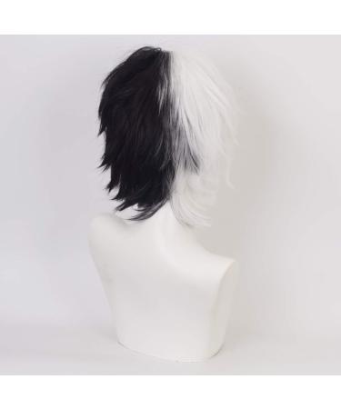 HIROAKIYA Monokuma Wig - Danganronpa Cosplay Wig with Cap | International Shipping Available - Buy Online on GoSupps.com