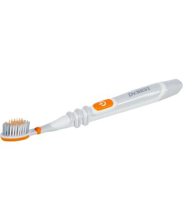 Dr. Best Vibration Multi Expert Toothbrush - 2 Pack 20 000 Vibrations/Minute for 3-Zone Cleaning | Medium Soft Bristles - Buy Online on GoSupps.com