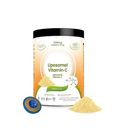 ALIBOOSTER Liposomal Vitamin C Powder 100g Pure No Additive for Soup Smoothies Coffee Beverages Pastries