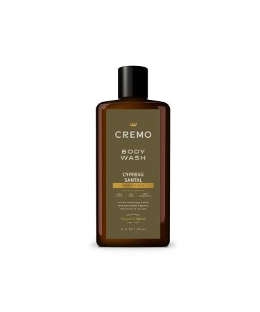 Cremo Body Wash Men Notes of Zesty Cypress Oud Wood and Warm Sandalwood Rich-Lathering Cypress Santal 16 Fl Oz