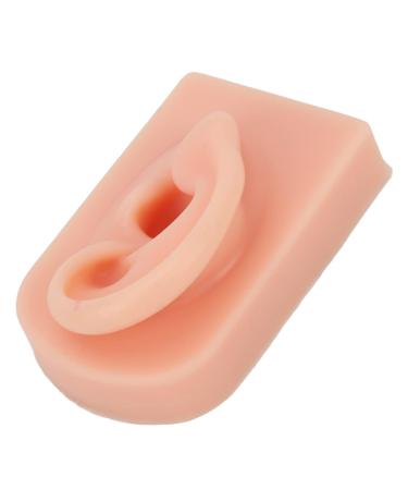 Soft Silicone Human Ear Model for Acupuncture Training and Earring Display - Light Skin Color - Buy Online on GoSupps.com