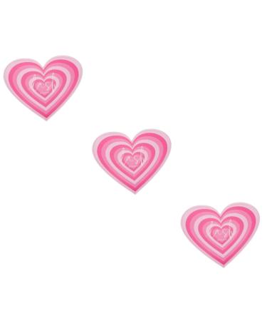 POPETPOP 3pcs Heart-Shaped Eyelash Plate Eyelash Supplies Heart Eyelash Plate Eyelash Platform for Lash Extension Lash Tiles Eyelash Trays Dedicated Acrylic Kinds of Eyelashes