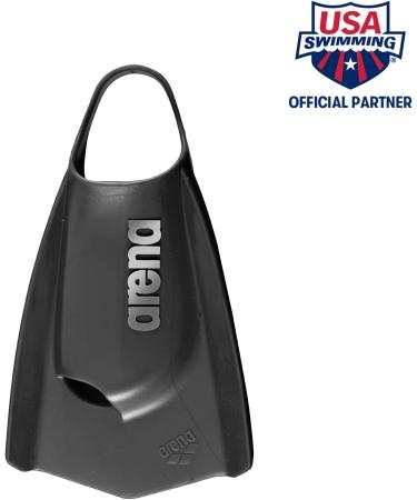 ARENA Unisex Adult Powerfin Pro Swim Training Fins Men and Women - Black - Size 7.5-9 - Buy Online on GoSupps.com