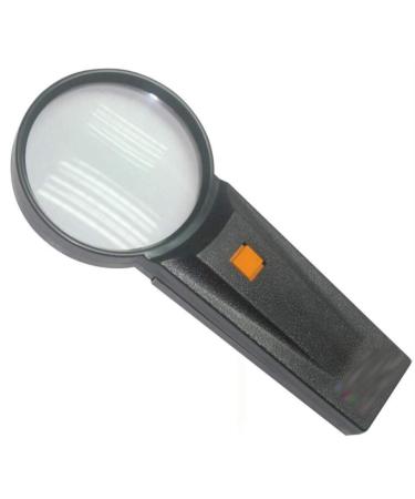 Plastic Handle Magnifier Easy to Read Small Fonts for Mother and Father LED Lighting High Magnification Magnifier Good Times