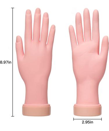 Buqikma Flexible Movable Nail Practice Hand for Manicure Training - Pack of 1 - Buy Online on GoSupps.com