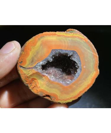 Red Battle Blood Agate Rough China Agate Crystal Achat Geode Specimen 113g RD27 ningxiao