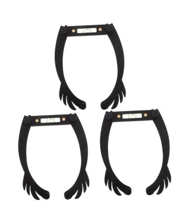 FOMIYES 3pcs White Outfit White Microblading Kit Positioning Ruler Eyebrow Trimming Eyebrow Line