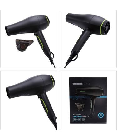 Hair Dryers Ionic Hair Dryer Professional 1800W Salon Hairdryer 2 Speed 3 Heat Cool Shot Setting DC Motor Blow Dryer with Concentrator Fast Drying Time Reduce Frizz and Static Anti for Hair Salon - Buy Online on GoSupps.com