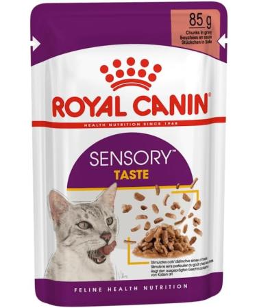 ROYAL CANIN Adult Sensory Taste In Gravy Wet Cat Food Pouches - 12 x 85g - Buy Online on GoSupps.com