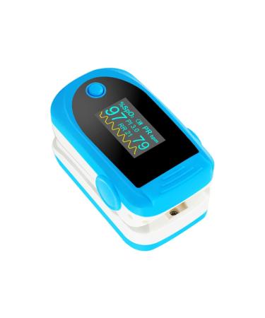 Finlon New OLED Finger Pulse Oxygen Saturation Monitor with Audio Alarm - SPO2-PR-PI-RR Sleep Monitoring Curve, Heart Rate Monitor for Adult and Child (Blue) - Buy Online on GoSupps.com