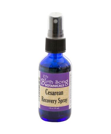 Birth Song Botanicals Organic Cesarean Recovery Postpartum Antiseptic Spray 2oz Bottle Cesarean Recovery Spray