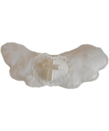 Gothic Y2K Angel Wing Hair Clip Aesthetics Sweet Cross Heart Hairpin Barrettes Bobbypins Hair Accessories for Side Bangs - Buy Online on GoSupps.com