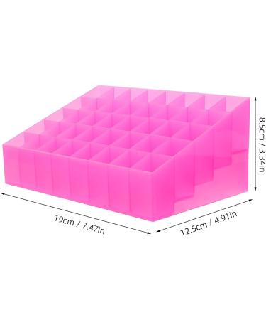 Shop Cabilock 40 Box Lipstick Holder - Pink Cosmetic Organizer & Jewelry Storage Case for International Shipping - Buy Online on GoSupps.com