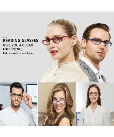 Buy Multicolor 2.5x Reading Glasses - Anti Eyestrain Blue Light Blocking for Men & Women | International Shipping Available - Buy Online on GoSupps.com