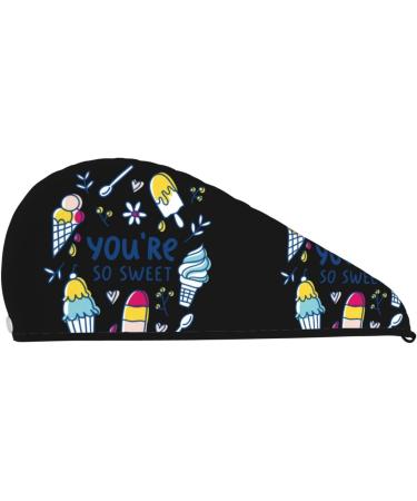 Buy You Are So Sweet Microfiber Hair Towel - Soft Super Absorbent Wrap for Long Curly & Thick Hair | Quick Dry Coral Velvet for Women - Buy Online on GoSupps.com