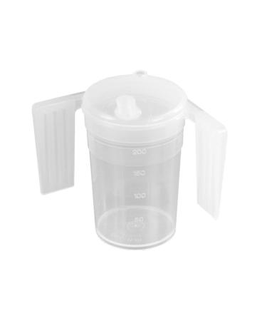 NRS Healthcare Feeder Cup with Handle with Narrow Spout Lid 1 Count (Pack of 1) Narrow Spout