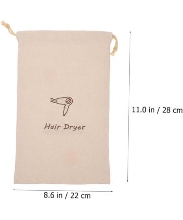 SOESFOUFU Hair Dryer Bag Duffel Bags for Traveling Hair Dryer Retractable Cord Drawstring Bag Universal Velvet Bag - Buy Online on GoSupps.com