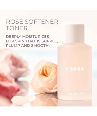 Rose Softener Face Toner (1.69 oz) | Soothing Damask Rose Water | Intense Moisture & Refreshing Skin | Korean Skincare - Buy Online on GoSupps.com