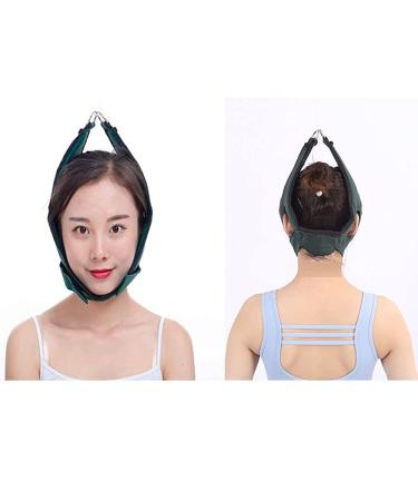 Adjustable Cervical Vertebrae Fixing Tape for Pain Relief & Posture Correction | Neck Support Device - Green (Adult Size) - International Shipping Available - Buy Online on GoSupps.com