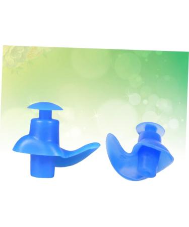 Unomor 5 Pairs Swimming & Diving Silicone Earplugs Set - Blue Pool Accessories with Nose Clip, Mute Sleeping Earbuds - Buy Online on GoSupps.com