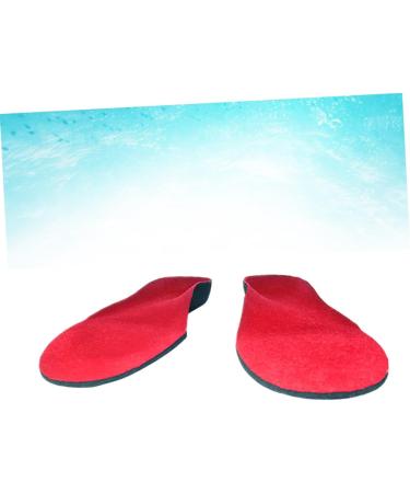 Didiseaon Flatfoot Insoles - Optimal Arch Support & Cushioning for Sports Shoes | Damping Shoe Inserts for Men & Women - Red - Buy Online on GoSupps.com
