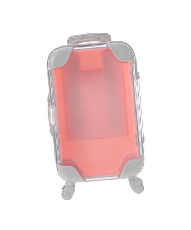 Mipcase 2 Pcs False Eyelash Suitcase False Eyelashes Suitcase Empty Eyelashes Packaging Eyelash Portable Case False Eyelash Organizer Empty Packaging Boxes Travel Plastic Box Rack Cosmetic 17x10cmx2pcs Pinkx2pcs