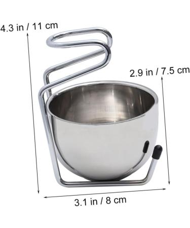 Frcolor Stainless Steel Razor and Brush Stand - Men's Shaving Tool for Precision Grooming | Inoxlm Quality - Buy Online on GoSupps.com