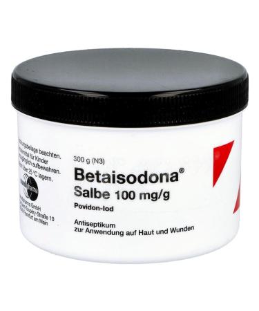 Betaisodona ointment 300 g wound disinfection for adults and children from 1 year wound disinfectant without alcohol with PvP-iod-does not burn 300 g (1 Pack)