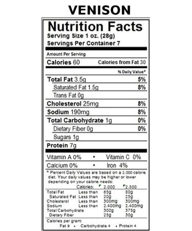 Pearson Ranch Venison Hickory Smoked Summer Sausage Pack of 3 - Gluten-Free, MSG-Free, Paleo & Keto Friendly - Buy Online on GoSupps.com