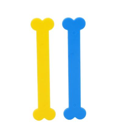 Tongue spatula sticks 2 pieces tongue top coaches bone shape mixed colors tongue muscle power equipment discussion tools for language training