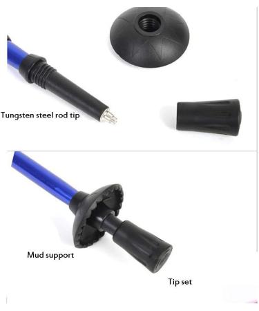 Adult Crutches Adjustable Crutches Easy to Fold and Store Suitable for The Elderly Mountain Climbing Etc Interesting - Buy Online on GoSupps.com