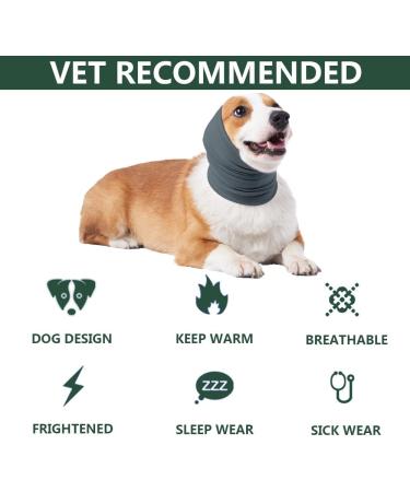 Anlitent Calming Dog Hoodie with Ear Cover for Anxiety Relief and Grooming - Small Blue - Buy Online on GoSupps.com