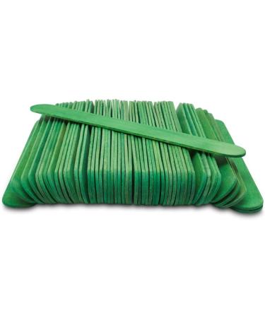 Jumbo Green Craft Sticks 6 inch Pack of 100 - Christmas Popsicle Sticks for Crafts and More - Buy Online on GoSupps.com