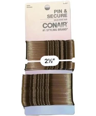 Conair 48 Piece Extra Long Brown Bobby Pins - 4 oz Pack - Buy Online on GoSupps.com
