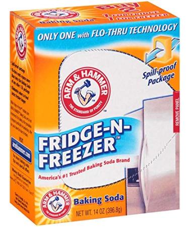 Arm & Hammer 1155 Fridge-N-Freezer Baking Soda 14 oz - Multi-Use Odor Eliminator - Buy Online on GoSupps.com