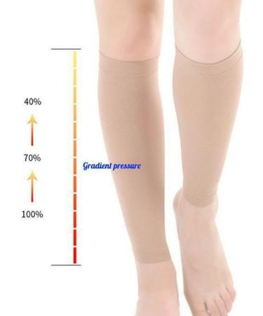 Artibetter Calf Compression Sleeves for Running & Hiking - Skin Color XXL - Supportive Leg Warmers for Jogging & Sports - Buy Online on GoSupps.com