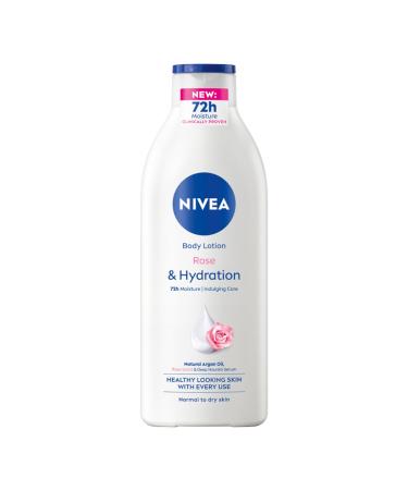 Beiersdorf NIVEA Rose Touch 48 H Moisturizing body lotion with argan oil for normal to dry skin 400 ml