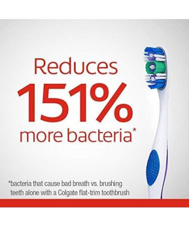 Colgate 360 Soft Compact Toothbrush - Pack of 4 | Whole Mouth Clean | Colors Vary - Buy Online on GoSupps.com