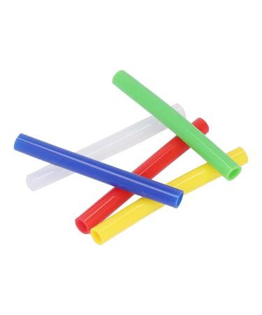 5pcs BPA-Free Baby Teeth Feeding Tubes - Food-Grade Silicone Freezable & Cookable Infant Teething Toys - Buy Online on GoSupps.com