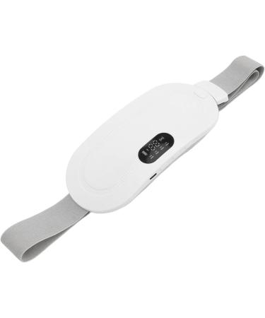 KKPLZZ Portable Heating Pillow for Women Adjustable Quick Heating Menstrual Belly & Back Pain Relief Massage Essential Cramp Support White - Buy Online on GoSupps.com