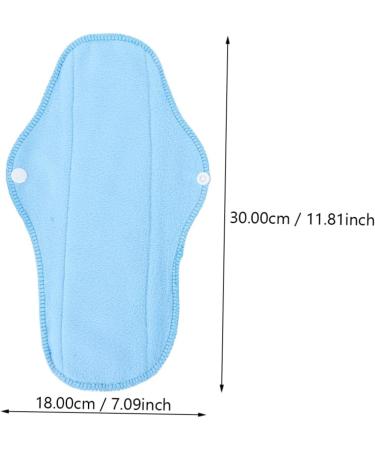 Frcolor Women's Bandage Pads - Polarfleece Activated Carbon for Menstrual Comfort | 6 Stk Overnight Washable Napkins & Medium East Pads - Buy Online on GoSupps.com