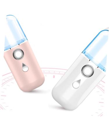 FOYTOKI 3pcs Nano Water Replenishing Instrument Facial Mister Cool Mist Handheld Steamer White Plastic - Buy Online on GoSupps.com