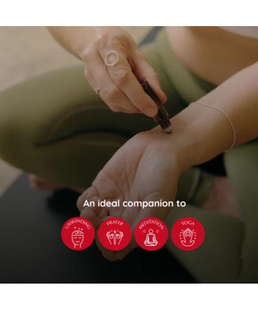 Nag Champa Essential Oil Roll-On Blend by Aromafume | 10ml | Made with Sandalwood Jasmine Ylang Ylang & Champa Flower extracts | Ideal for Meditation & Rituals - Buy Online on GoSupps.com