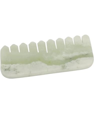 Verdant Touch Jade Massage Comb | Handheld Scalp & Physical Therapy Tool for Relaxation - Buy Online on GoSupps.com