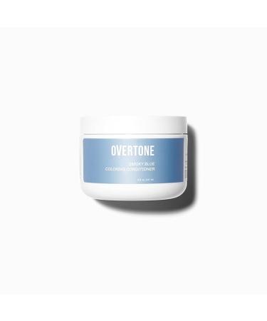 oVertone Haircare Color Depositing Conditioner - 8 oz Semi Permanent Hair Color with Shea Butter & Coconut Oil - Temporary Hair Color Dye - Vegan, Cruelty-Free - Smoky Blue - Buy Online on GoSupps.com