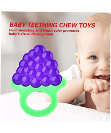 Silicone Fruit Teething Toy for Infants & Toddlers - BPA-Free, Freezer-Safe, Soothing Teether - Buy Online on GoSupps.com